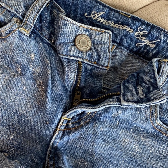 American eagle sparkly jean shorts - Picture 3 of 5